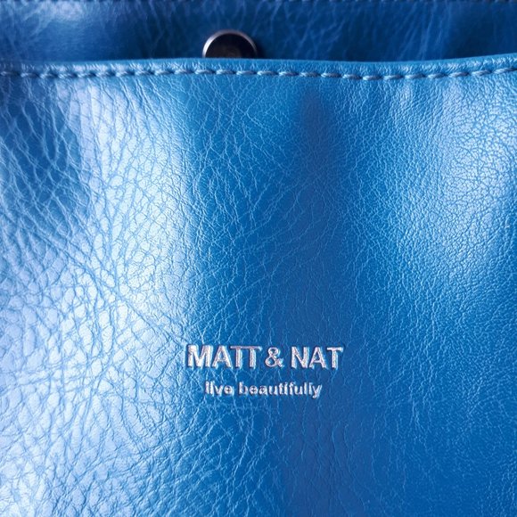 Matt & Nat Blue Tote Bag - Picture 5 of 11